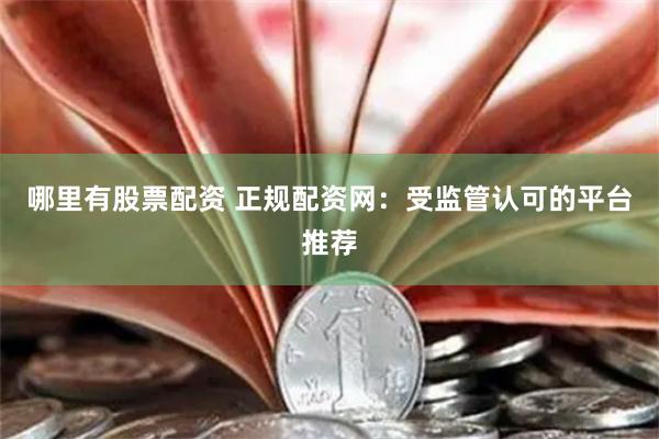 哪里有股票配资 正规配资网：受监管认可的平台推荐